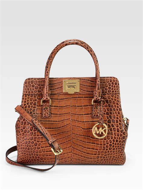 michael kors handbags crocodile leather.